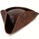 Pirate Hat Tricorn Captain Hook Sparrow Brown Caribbean Party Costume Dress Up - image  on https://www.abracadabrafancydress.com.au