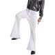 Black Flared Pants Flare Men 70s 1970s Hippie Retro Groovy Disco 60s Trousers Costume - image  on https://www.abracadabrafancydress.com.au