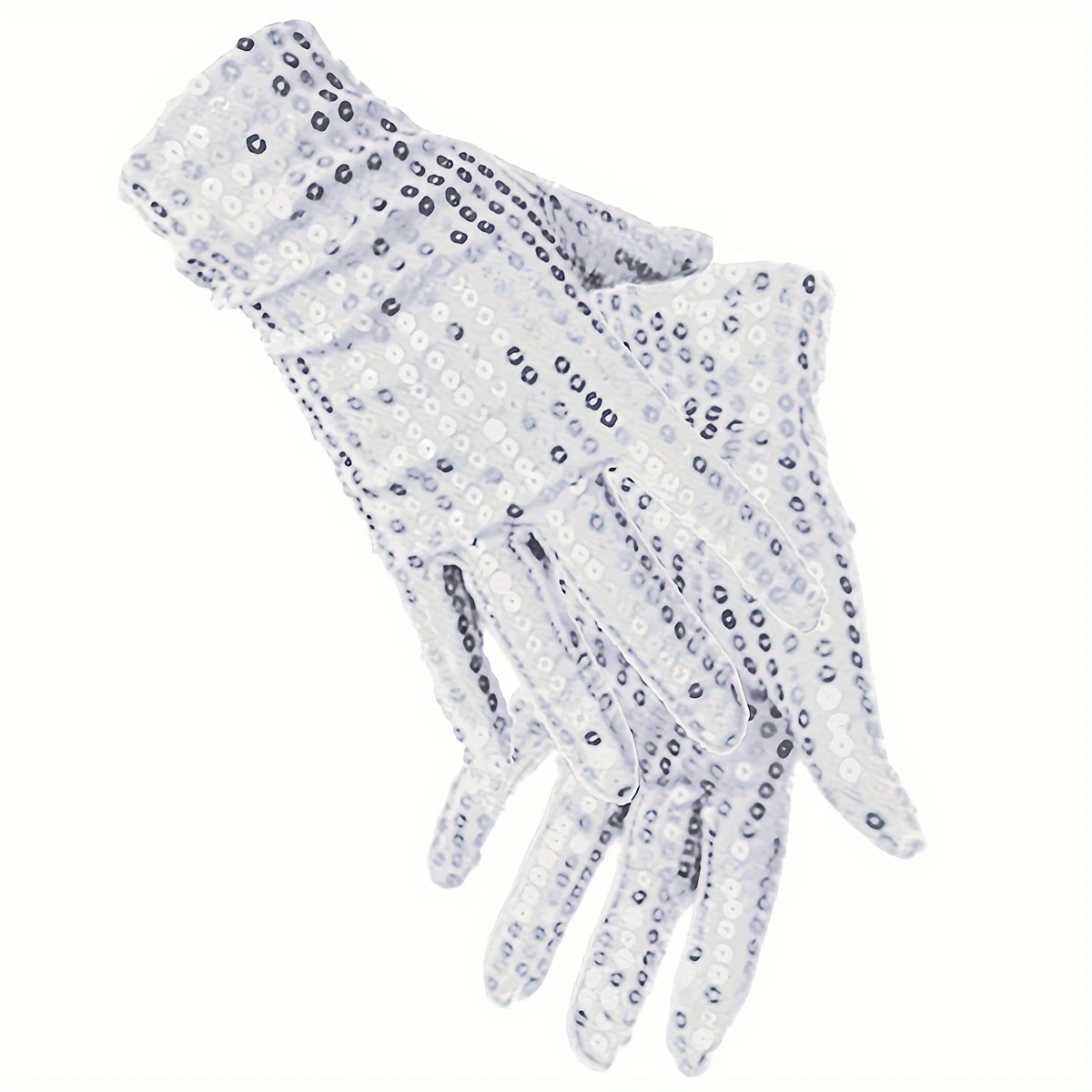 Metallic Long Silver Gloves - image  on https://www.abracadabrafancydress.com.au