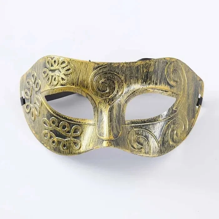 ALLEGRA Gold & Purple with Feathers Eye Mask - image  on https://www.abracadabrafancydress.com.au