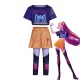 KPop Demon Hunters Deluxe Rumi Purple Wig Cosplay Costume Dress Party Halloween Anime Movie - image  on https://www.abracadabrafancydress.com.au