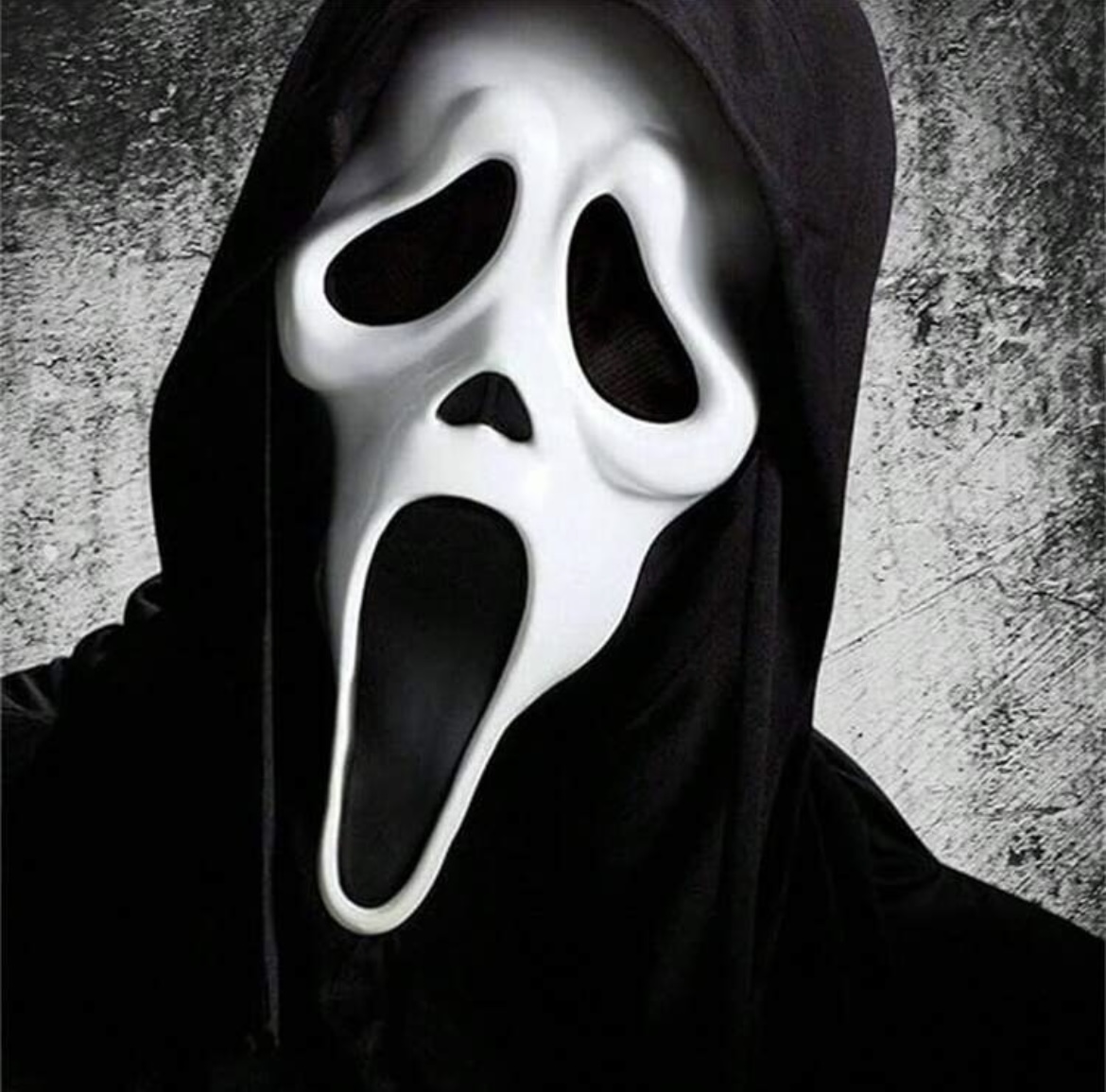 Scream Ghost Face Mask with Hood EVA Foam Face Screamer Horror Halloween - image IMG_5171 on https://www.abracadabrafancydress.com.au