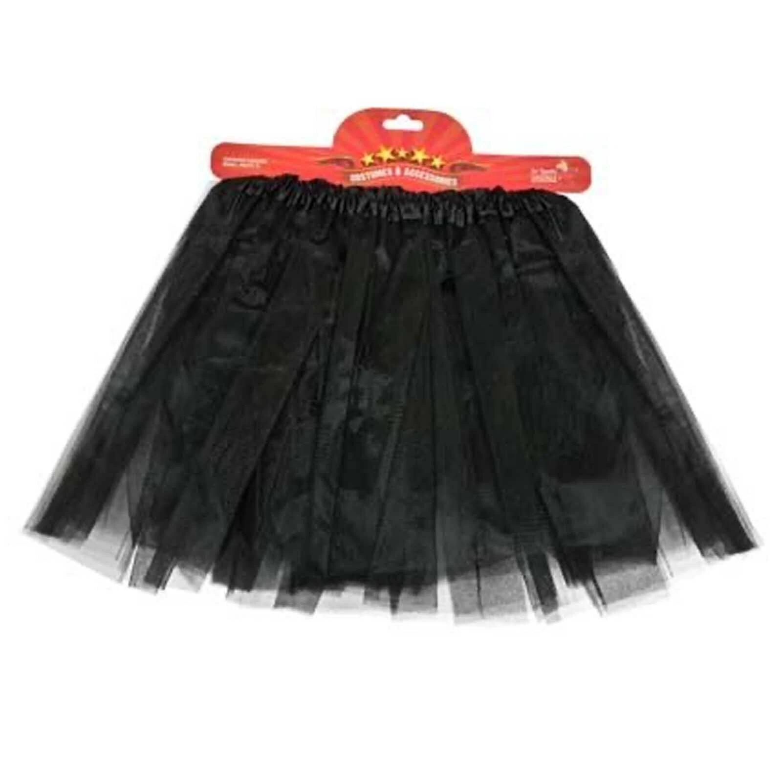 Fairy Black Tutu Tulle Skirt 40cm Ballerina 1980s Madoona Fantasy - image  on https://www.abracadabrafancydress.com.au