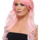 Pop Starlet Wig Blonde Long Curly Fringe Womens Fancy Dress Costume - image  on https://www.abracadabrafancydress.com.au