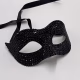 Embroidered Gold Lace Filigree Swirl Eyemask Eye Mask – Elegant Masquerade Mask - image  on https://www.abracadabrafancydress.com.au