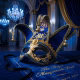 Gold Black Silver Face Eye Mask with Sequins Fancy Dress Venetian Masquerade Ball - image  on https://www.abracadabrafancydress.com.au
