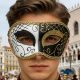 Vintage Venetian Masquerade Black and Gold Crack Face Eye Mask Masquerade Party - image a4e9e64d-0b4c-4f09-8ab7-b15cb536b434-80x80 on https://www.abracadabrafancydress.com.au