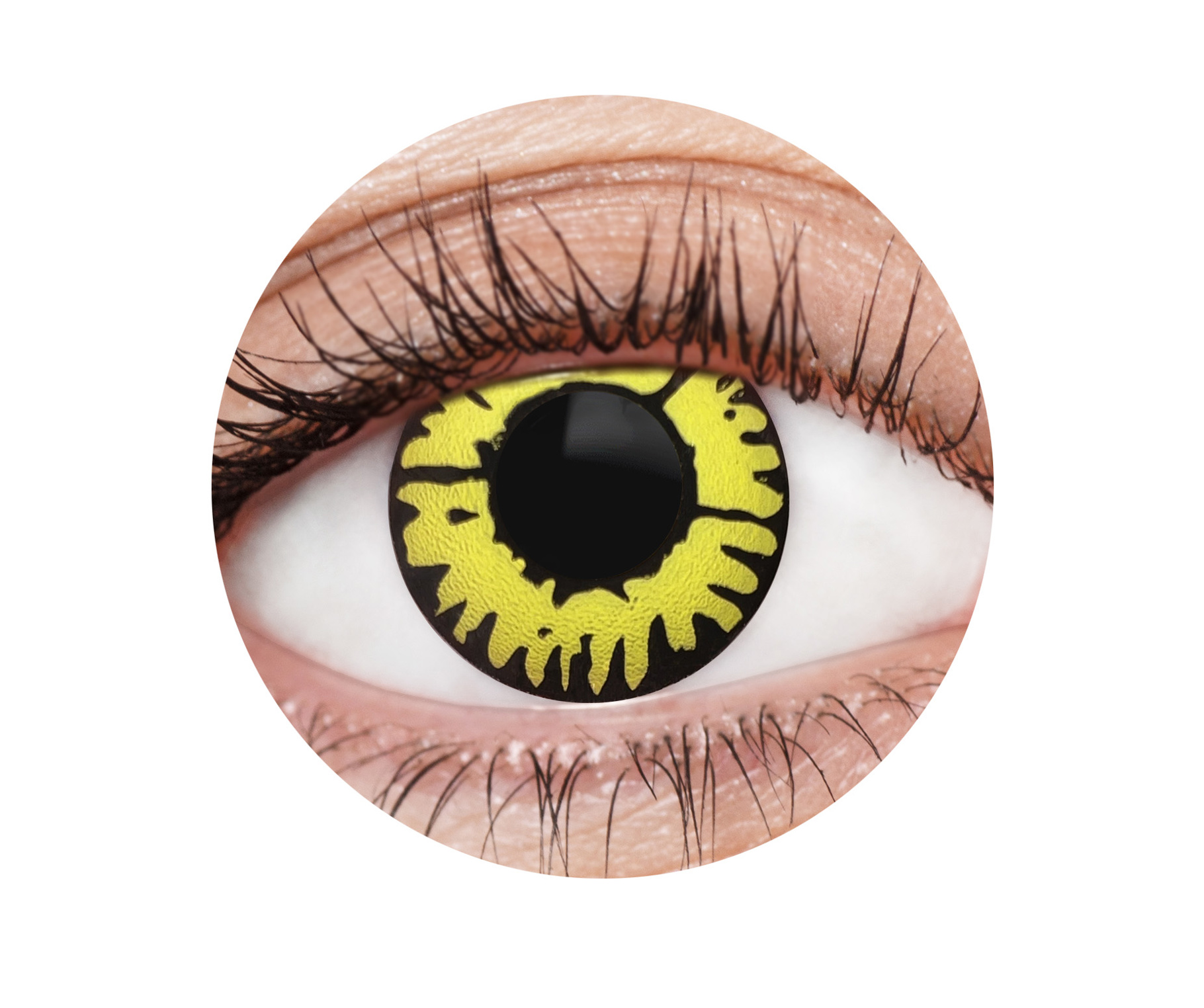 Starry Eyed Yearly Lenses - ULTRA VIOLET 1 Year Contact Lenses - image EFX025_EFX0025_Circle on https://www.abracadabrafancydress.com.au
