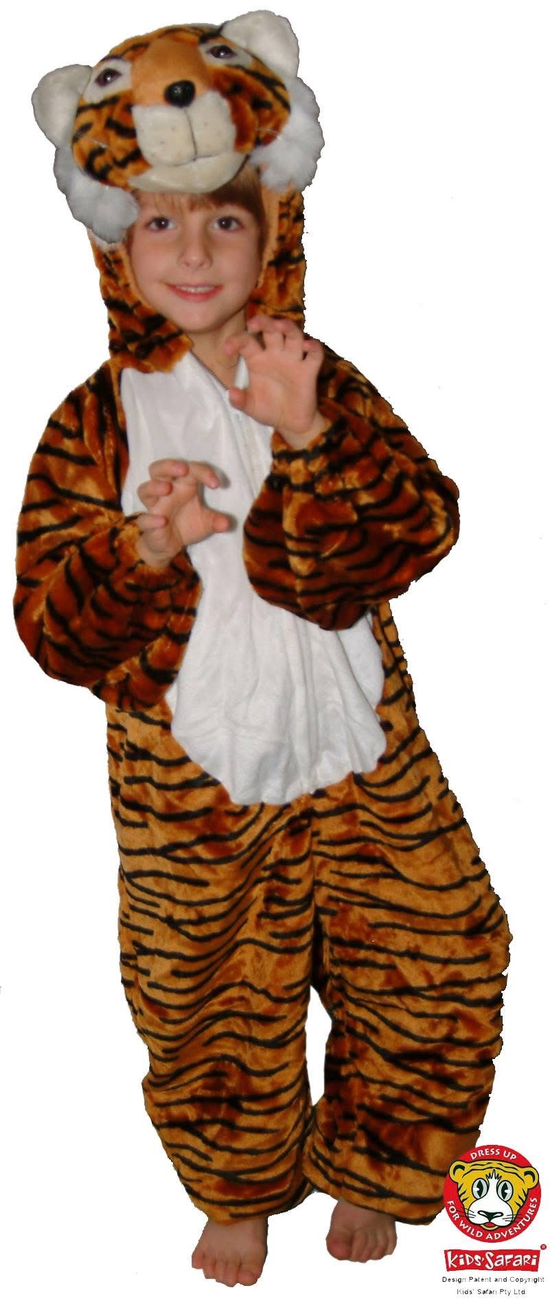 Tiger Costume Child Age 6-8 Years Animal Safari Tigger Cat Jungle Zoo Book Week Ex Hire Costume - image IMG_7212 on https://www.abracadabrafancydress.com.au