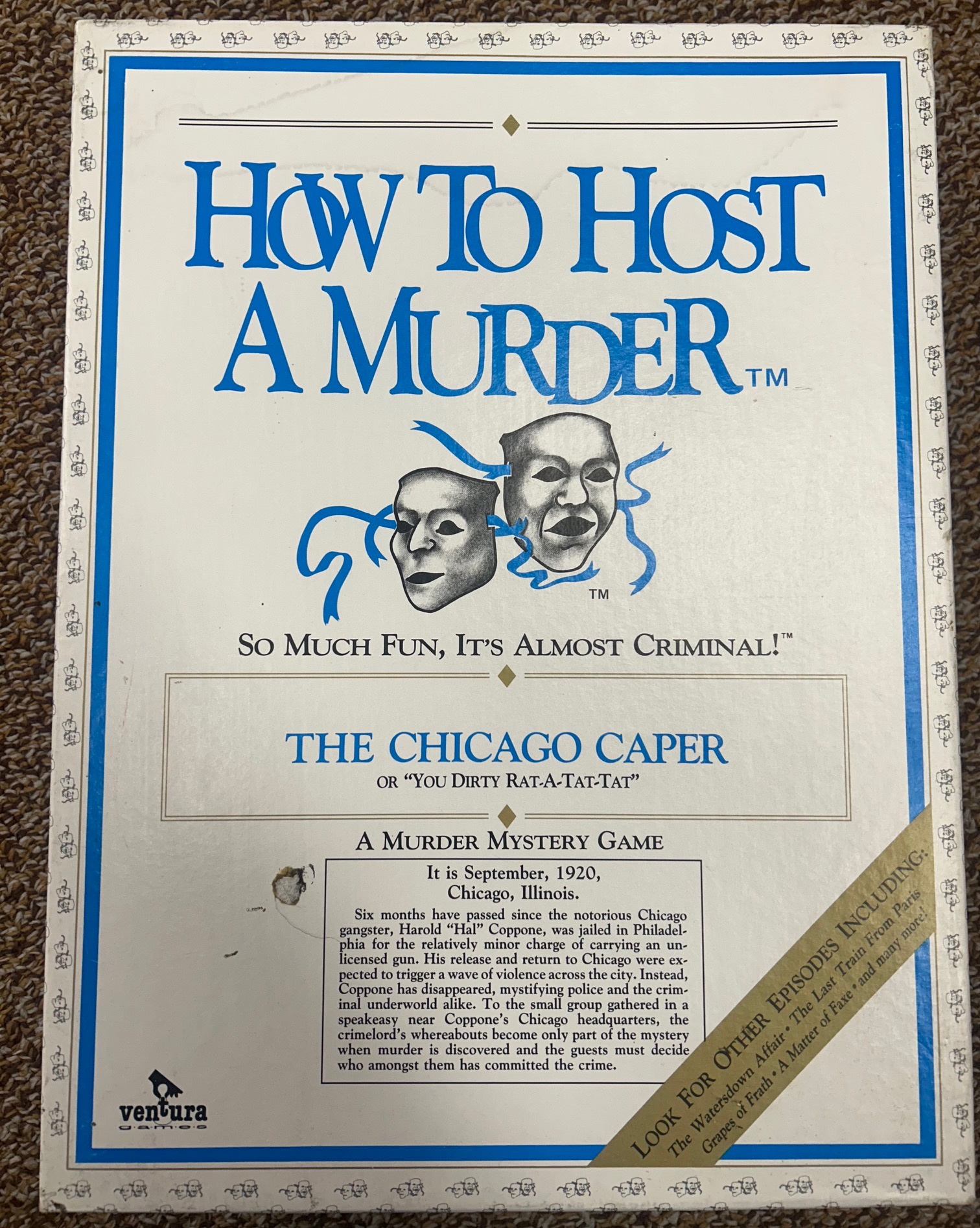 How To Host A Murder Star Trek The Next Generation Mystery Board Game Ventura Games Ex Hire Game - image  on https://www.abracadabrafancydress.com.au