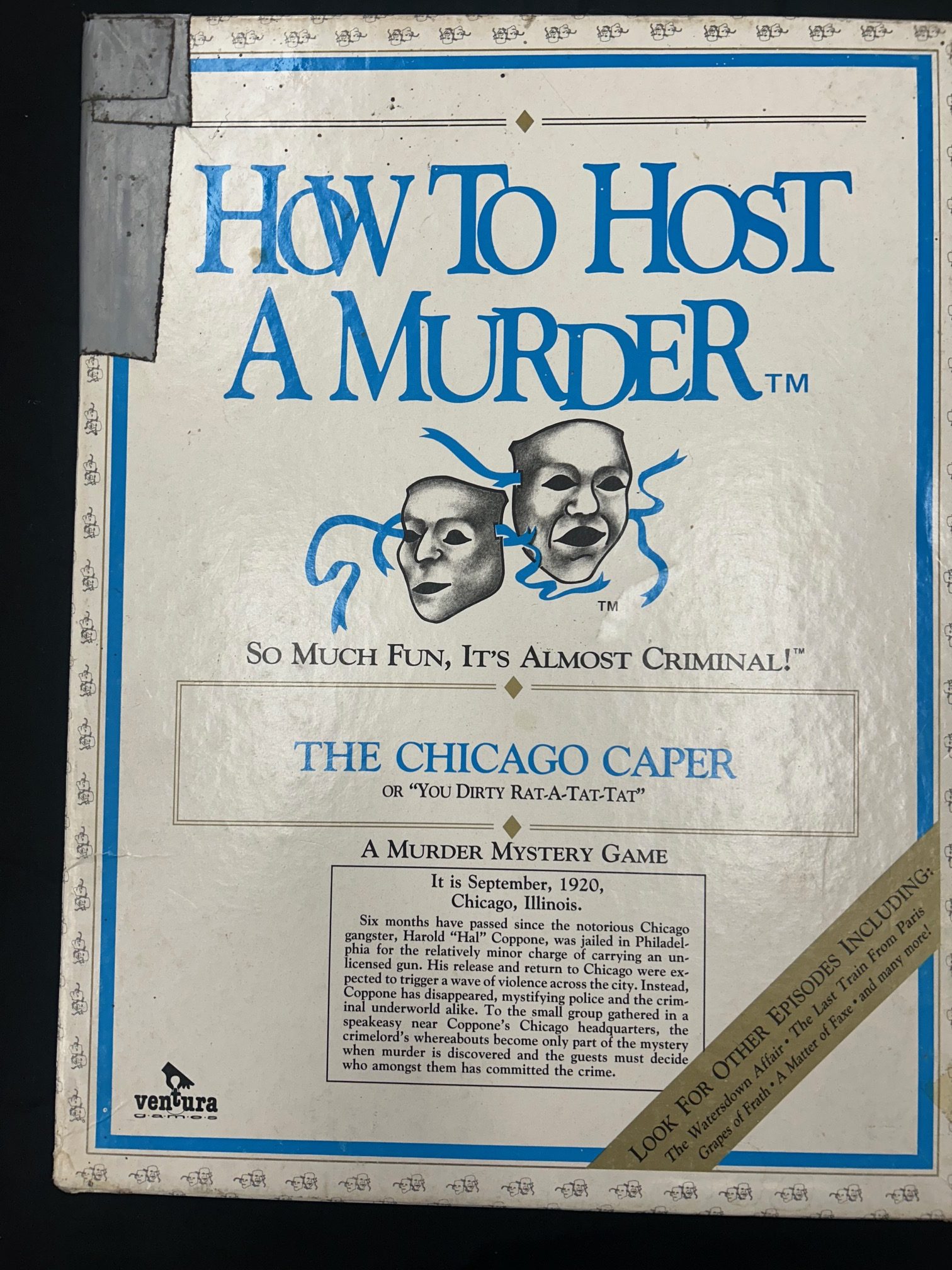 How To Host A Murder Star Trek The Next Generation Mystery Board Game Ventura Games Ex Hire Game - image  on https://www.abracadabrafancydress.com.au