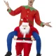 Santa Elf Christmas Xmas Shoulder Carry On Piggy Back Ride Me Funny Costume - image  on https://www.abracadabrafancydress.com.au