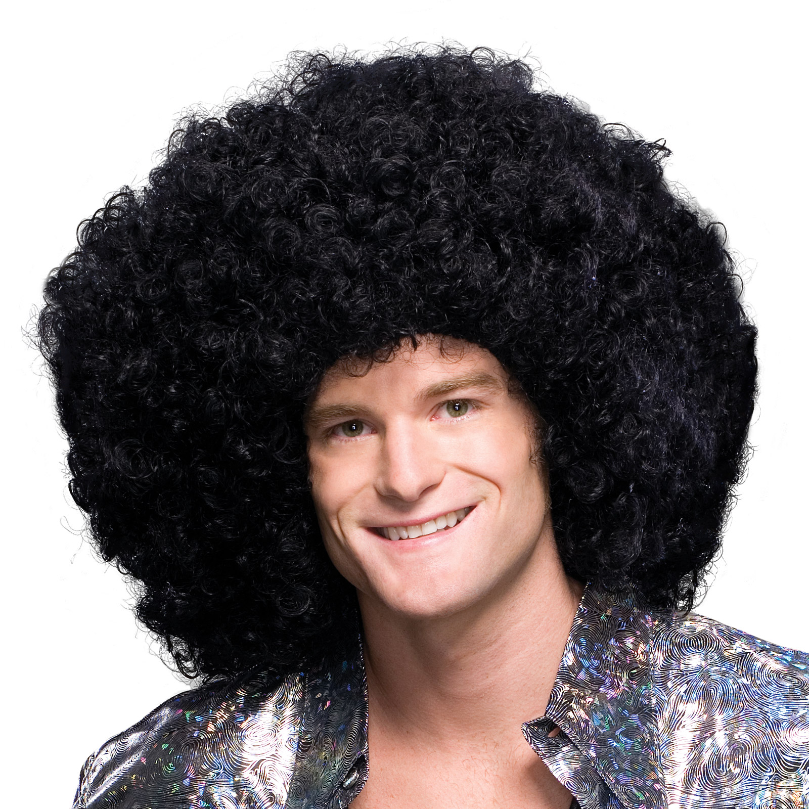 1950's Mens Wig Black Game Show Host Newsreader Fancy Dress Party Costume 80's - image 50679-1 on https://www.abracadabrafancydress.com.au