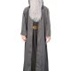 Brown Long Robe Drape Cloak Cape Hooded Star Wars Jedi Ghoul Elf Viking Medieval - image Grey-Wizard-Costume-80x80 on https://www.abracadabrafancydress.com.au