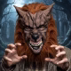 Wolf Mask Werewolf Grey Overhead With Fur Halloween Costume Big Bad - image  on https://www.abracadabrafancydress.com.au