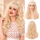 White Black Two Tone Horror Cosplay Wig Long Curly Anime Gothic Halloween Costume 66cm Long - image  on https://www.abracadabrafancydress.com.au